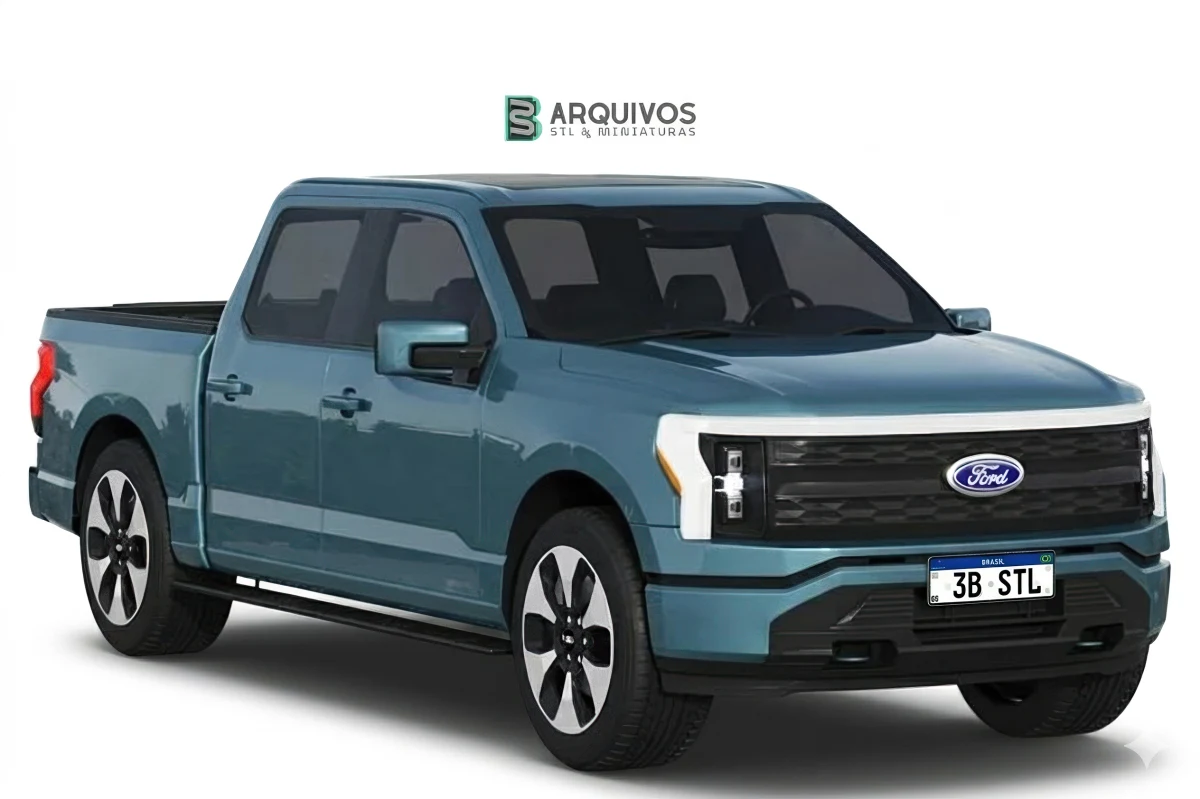 Modelo 3D STL - Ford F-150 Lightning 2022 — foto 4